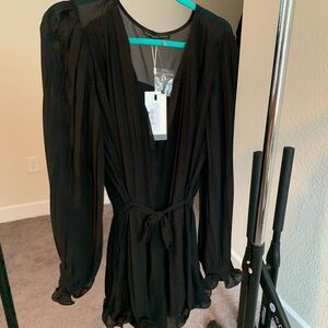 Endless Rose romper in black